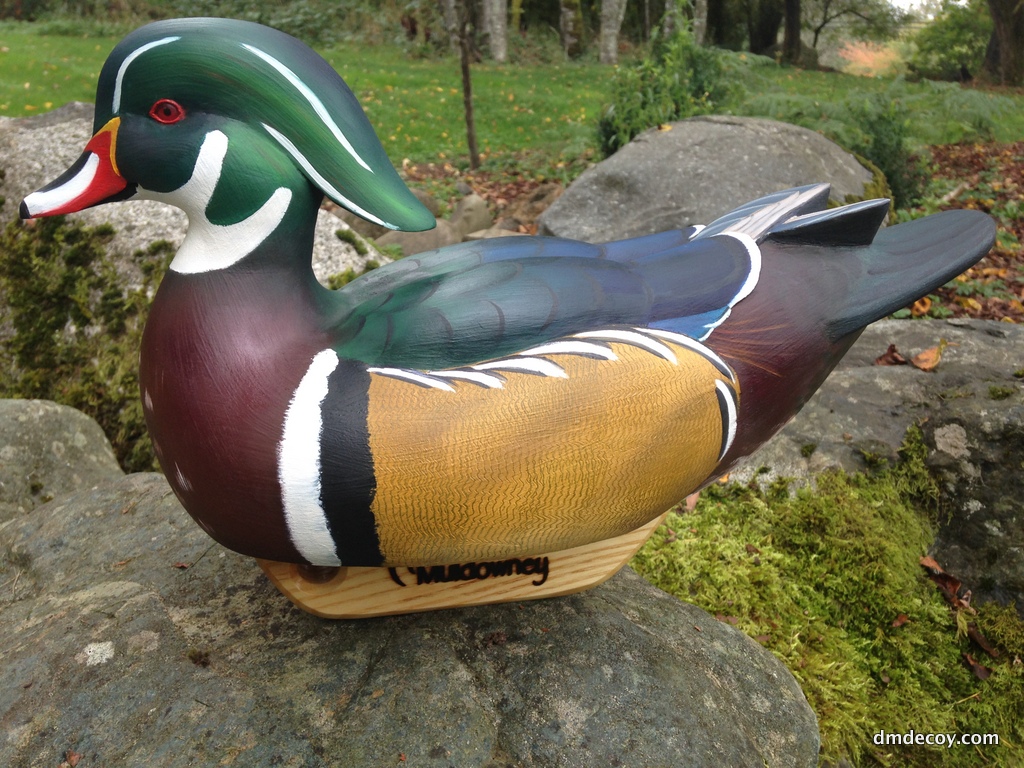 Wood duck decoy